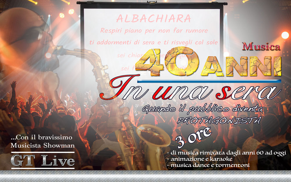 Animazione karaoke ballo Animazione karaoke ballo e sax