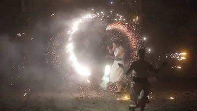 spettacolo fuoco