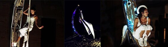 acrobata comica danza aerea