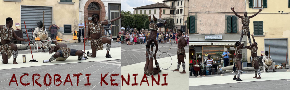 Acrobati keniani per eventi italia