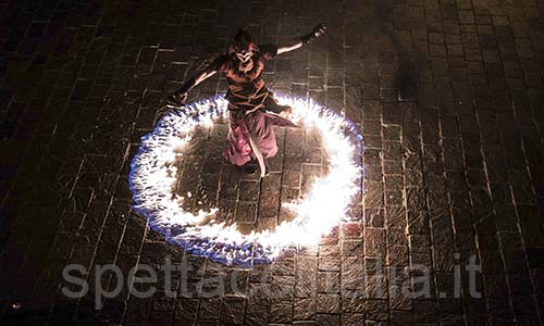 Animazione fuoco medievale