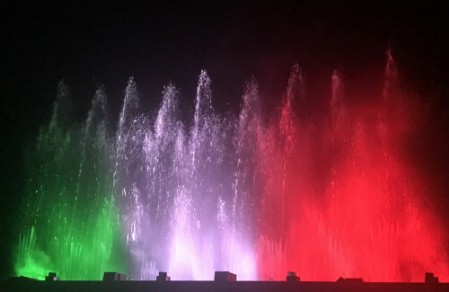 fontane danzanti tricolore