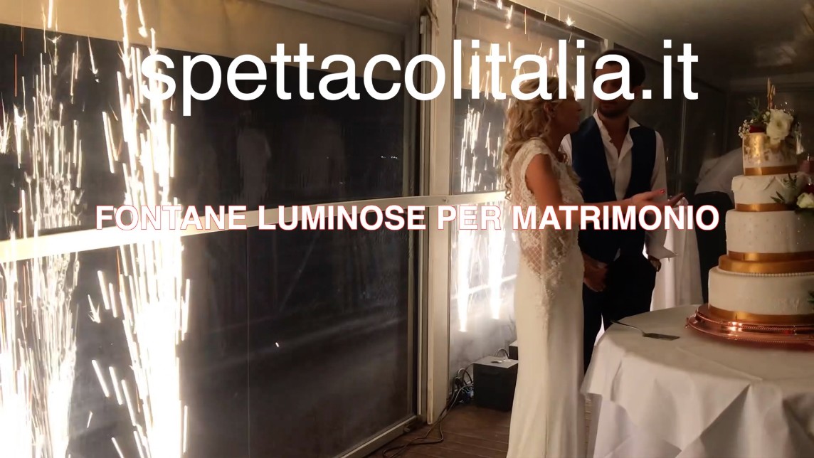 Fontane luminose per eventi e matrimoni Fontane luminose per eventi e matrimoni