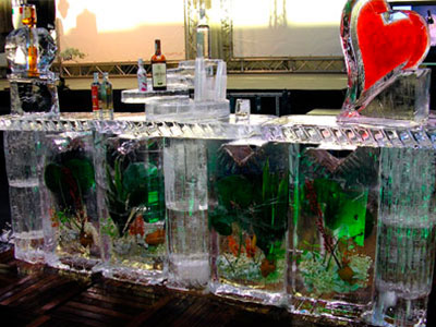 Ice bar per aperitivi matrimonio in toscana