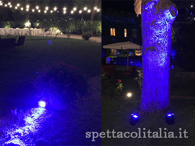 Illuminazione ambientale per feste private in Lombardia Illuminazione ambientale per feste private in Lombardia