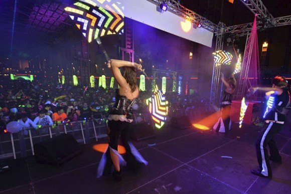 animazione luci led per discoteca