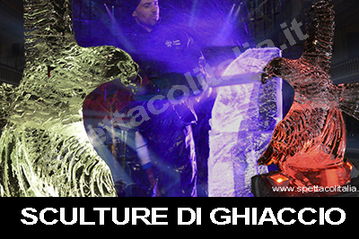 sculture di ghiaccio