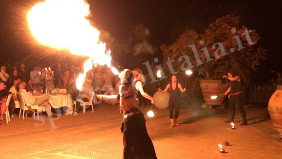 animazione con il fuoco