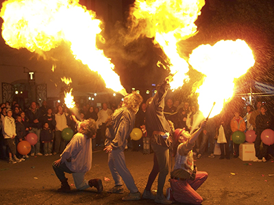 Animazione sputafuoco