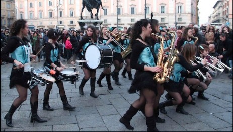 Band di strada al femminile Band di strada al femminile