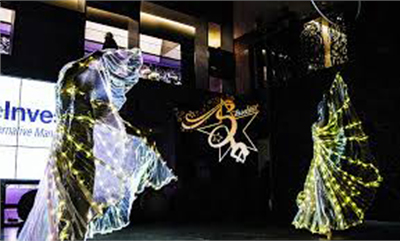 Farfalle luminose per discoteca Farfalle luminose per discoteca