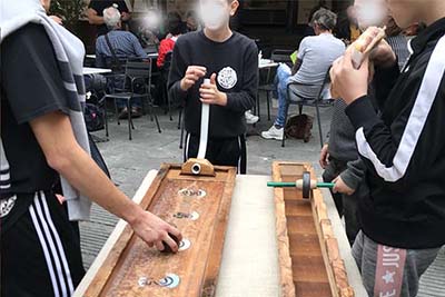 Giochi antichi artigianali in legno Giochi artigianali in legno per feste di paese