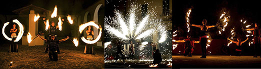fuoco moderno per discoteca