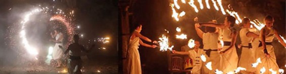 Fuoco medievale per eventi