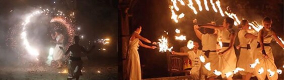 Fuoco medievale per eventi