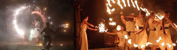 Fuoco medievale per eventi