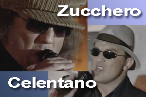 sosia di zucchero e celentano